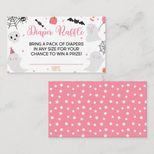 Ein kleiner Boo ist ein fast gebührenpflichtiges W Begleitkarte (Vorne/Hinten)