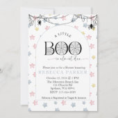 Ein kleiner Boo ist fast auf die Kinderdusche ange Einladung (Vorderseite)