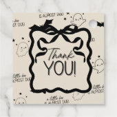 Ein kleiner Boo ist fast danke Geschenkanhänger (Rückseite)