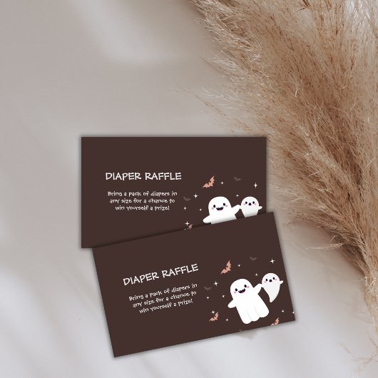 Ein kleiner Boo ist fast das passende Baby Duschko Begleitkarte