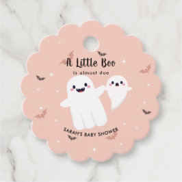 Ein kleiner Boo ist fast das passende Baby Duschko Geschenkanhänger