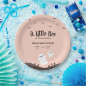 Ein kleiner Boo ist fast das passende Baby Duschko Pappteller (Party)