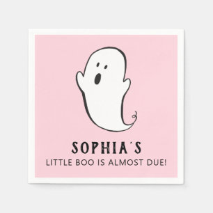 Ein kleiner Boo ist fast das passende Pink Hallowe Serviette