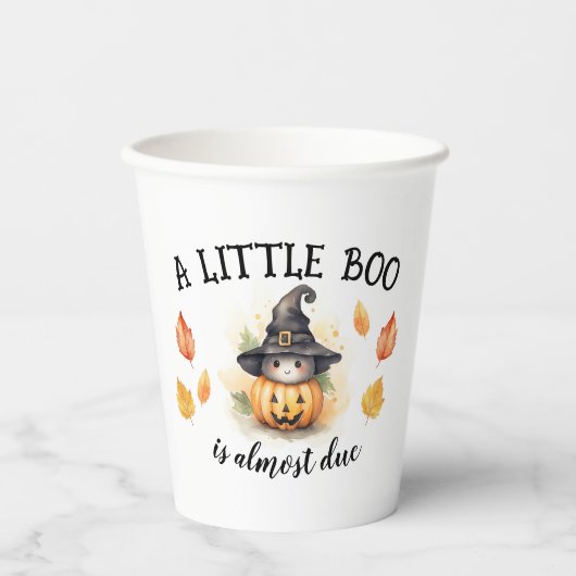 Ein kleiner Boo ist fast das passende Set Pappbecher (Vorderseite)