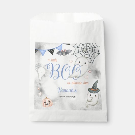 Ein kleiner Boo ist fast die Kinderdusche des Baby Geschenktütchen (Vorderseite)