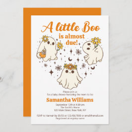 Ein kleiner Boo ist fast die Niedliche Ghost-Kinde Einladung