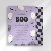 Ein kleiner Boo ist fast die passende Baby Dusche  Einladung