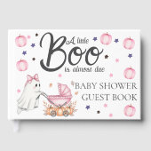 Ein kleiner Boo ist fast die richtige Pink-Babydus Gästebuch (Vorderseite)