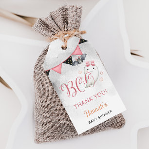 Ein kleiner Boo ist fast Due Girl Baby Dusche Gefa Geschenkanhänger