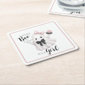 Ein kleiner Boo ist fast fällig - Halloween ist ei Rechteckiger Pappuntersetzer (angewinkelt)