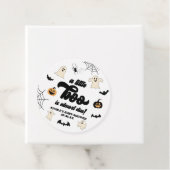 Ein kleiner Boo ist fast fällig! Halloween-Kinderd Geschenkanhänger (Beispiel)