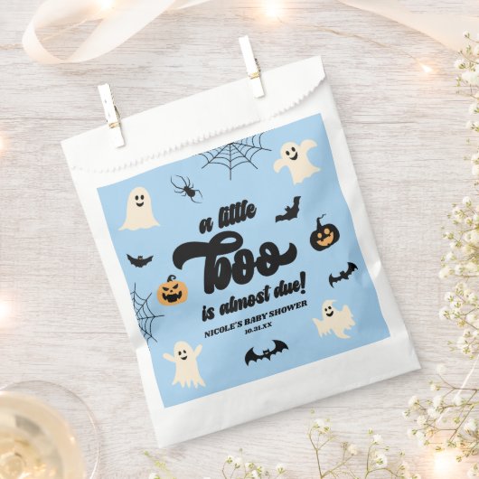 Ein kleiner Boo ist fast fällig! Halloween-Kinderd Geschenktütchen (Ausgeschnitten)