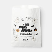 Ein kleiner Boo ist fast fällig! Halloween-Kinderd Geschenktütchen (Vorderseite)