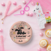 Ein kleiner Boo ist fast fällig! Halloween-Kinderd Pappteller (Party)