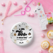 Ein kleiner Boo ist fast fällig! Halloween-Kinderd Pappteller (Party)