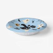 Ein kleiner Boo ist fast fällig! Halloween-Kinderd Pappteller (Gewinkelt)