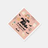 Ein kleiner Boo ist fast fällig! Halloween-Kinderd Serviette (Ecke)