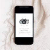 Ein kleiner Boo ist fast fällig! Karierte Babydusc Einladung