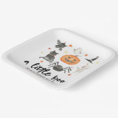 Ein kleiner Boo ist fast fällig! Kinderdusche Hall Pappteller (Gewinkelt)