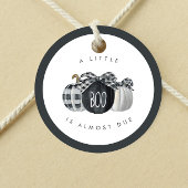 Ein kleiner Boo ist fast fällig! Neutrale Babydusc Geschenkanhänger