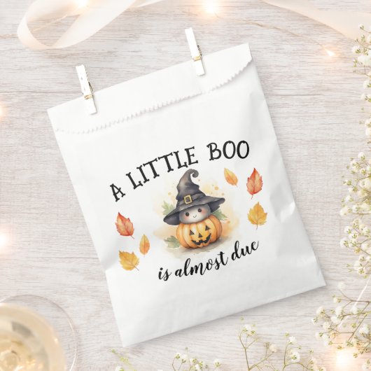 Ein kleiner Boo ist fast fällig Papier Party liefe Geschenktütchen (Ausgeschnitten)