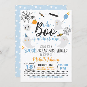 Ein kleiner Boo ist fast gebührend eingeladen - Bl Einladung