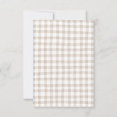 Ein kleiner Boo ist fast gerade wegen Halloween-Ki Dankeskarte (Rückseite)