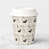 Ein kleiner Boo ist fast passend für eine Babydusc Pappbecher (Vorderseite)