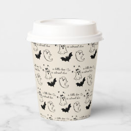 Ein kleiner Boo ist fast passend für eine Babydusc Pappbecher