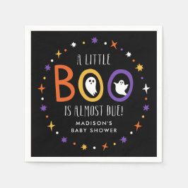 Ein kleiner Boo ist fast wegen Babydusche Serviette