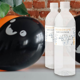 Ein kleiner Boo ist fast wegen Babydusche Wasserflaschenetikett