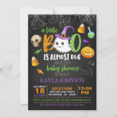 Ein kleiner Boo ist fast wegen der Einladung - Blk (Vorderseite)