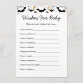 Ein kleiner Boo ist fast zu Halloween-Kinderdusche Begleitkarte (Vorderseite)