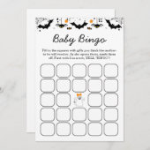 Ein kleiner Boo ist fast zu Halloween-Kinderdusche Einladung (Vorne/Hinten)