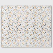 Ein kleiner Boo ist fast zu Halloween-Kinderdusche Geschenkpapier (Flach)