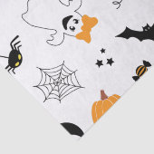 Ein kleiner Boo ist fast zu Halloween-Kinderdusche Seidenpapier (Detail)