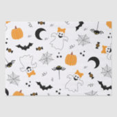 Ein kleiner Boo ist fast zu Halloween-Kinderdusche Seidenpapier (Vorderseite)