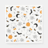 Ein kleiner Boo ist fast zu Halloween-Kinderdusche Serviette (Vorderseite)