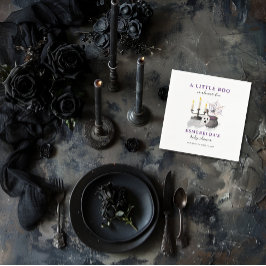 Ein kleiner Boo ist fast zu Halloween-Kinderdusche Serviette