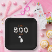 Ein kleiner Boo ist wegen der spukhaften Baby-Dusc Pappteller (Party)