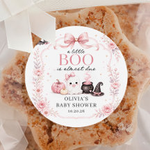 Ein kleiner Boo kommt bald Aufkleber für Baby-Part