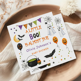 Ein kleiner Boo kommt bald - Baby-Party für einen Serviette