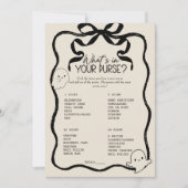 Ein kleiner Boo, was in Ihrer Purse-Game-Karte ste Einladung (Vorderseite)