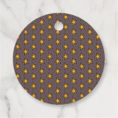 Ein kleiner Boobürbis mit Fledermausdusche Geschenkanhänger (Rückseite)