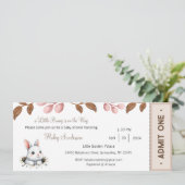 Ein kleiner Bunny ist auf dem Weg zu Einladung, Ba Einladung (Stehend Vorderseite)