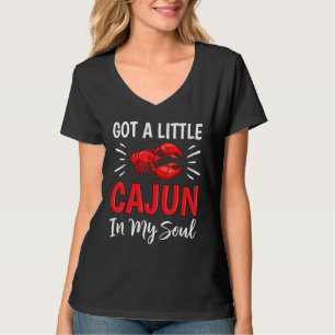 Ein kleiner Cajun in meinem Soul Crawfish Krautfis T-Shirt