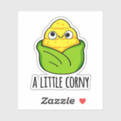 Ein kleiner Corny Funny Baby Mais Pub Aufkleber (Blatt)