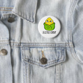 Ein kleiner Corny Funny Baby Mais Pub Button (Beispiel)