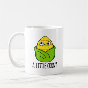 Ein kleiner Corny Funny Baby Mais Pub Kaffeetasse