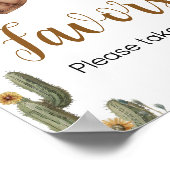 Ein kleiner Cowboy-Baby-Duschvorzug Poster (Ecke)